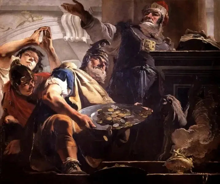 エリオドールが神殿を略奪する - ジョヴァンニ・バッティスタ・ティエポロ

Source:
Héliodore pille le temple - Giovanni Battista Tiepolo
