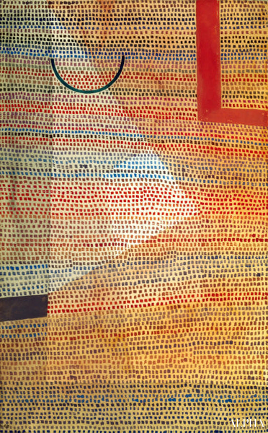 Hémi-cycle à angulaire - Paul Klee - Reproductions de tableaux et peintures haut de gamme