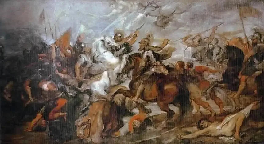 ヘンリー4世とイヴリーの戦い、1590年3月14日 - ピーテル・パウル・ルーベンス