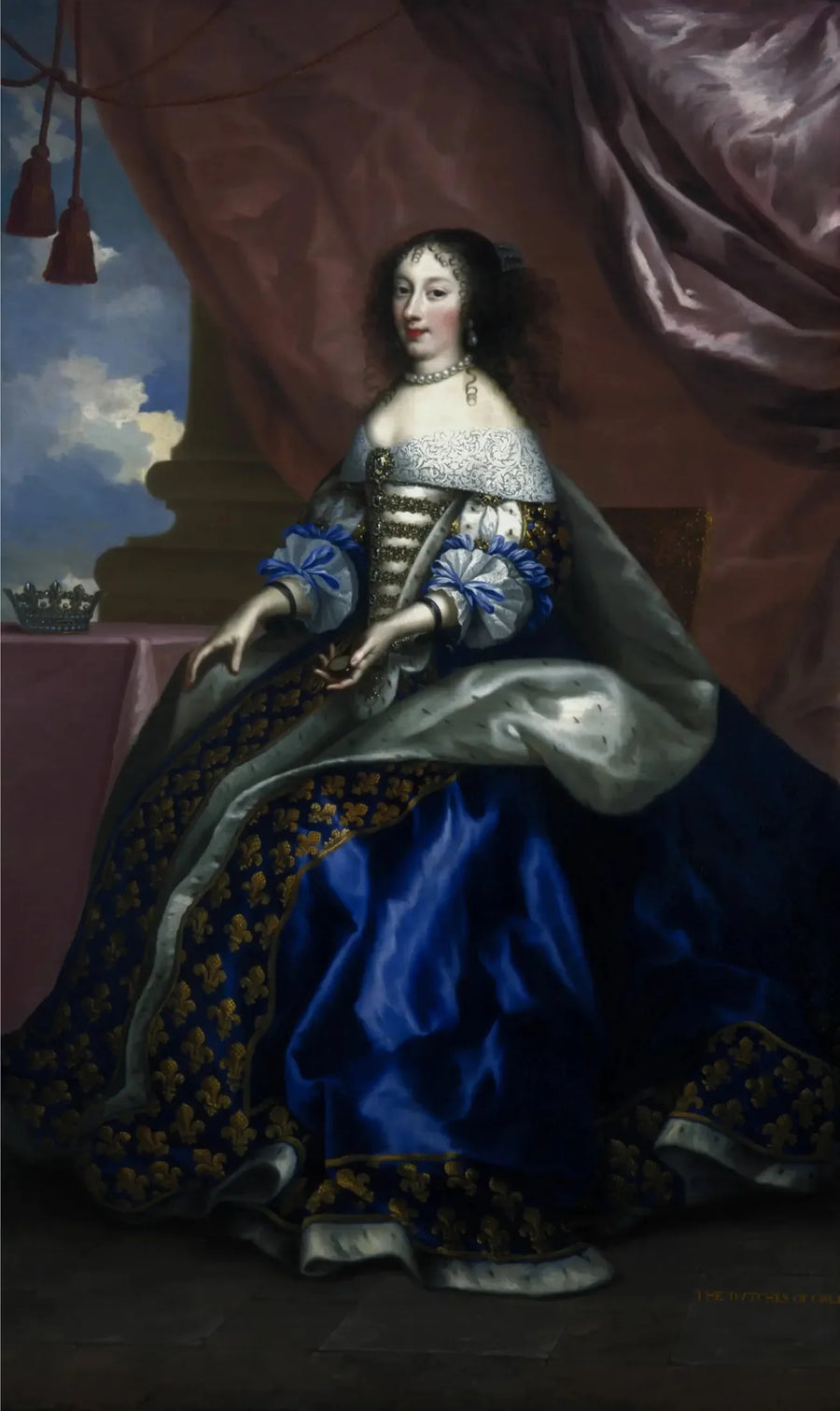 アンリエット・アンヌ、オルレアン公爵夫人、1644年 - 1670年。シャルル1世の五女 - ジャン・ノクレ