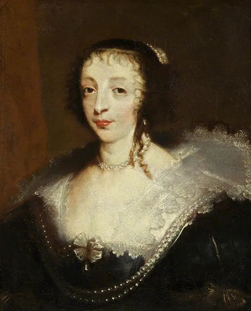 シャルル1世の女王、アンリエット・マリー（1609年–1669年）

Source:
Henriette Marie (1609–1669), reine de Charles Ier - Antoine van Dyck