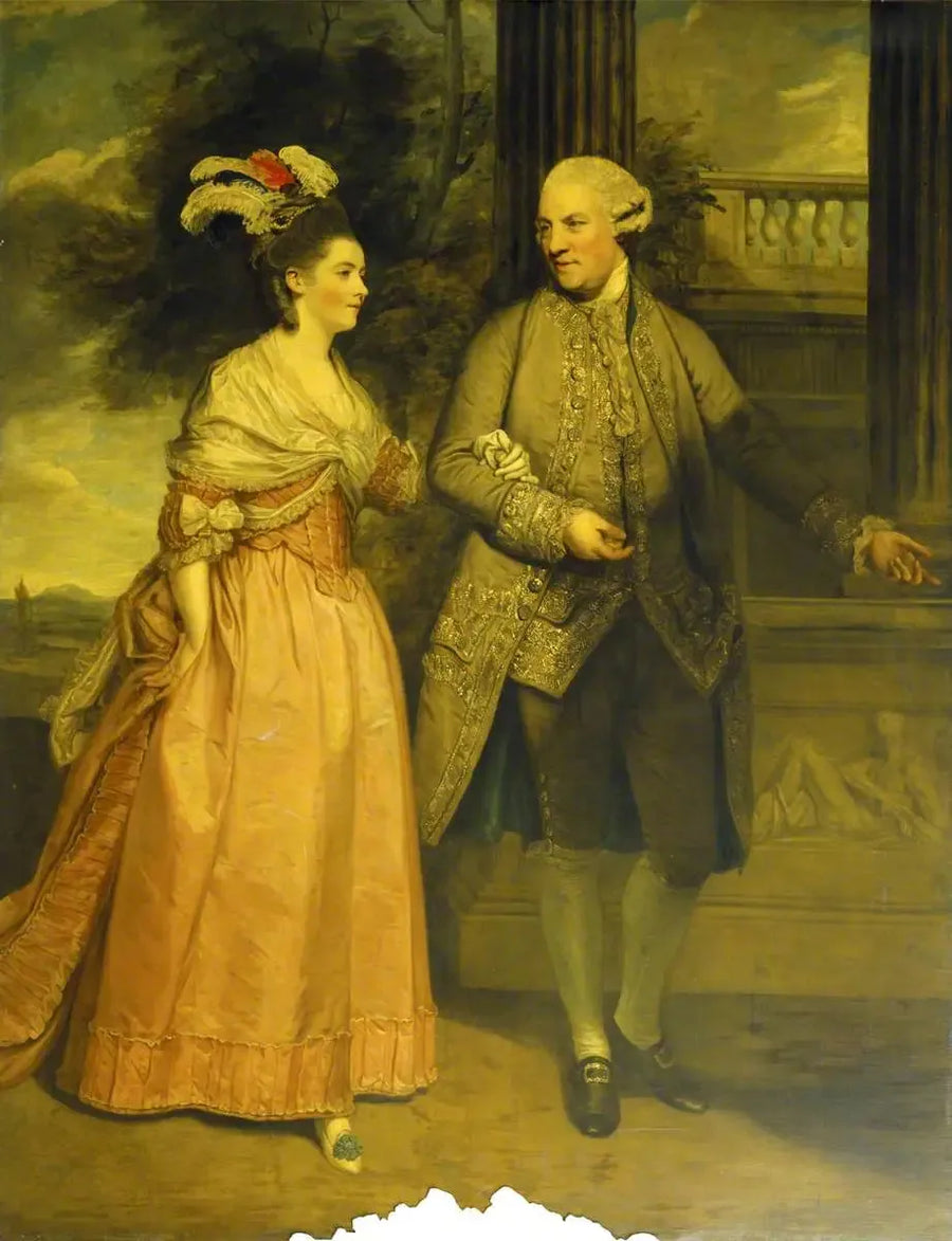 ヘンリー・ロフタス、エリー伯爵（1709-1783）とその妻フランシス・モンロー、エリー伯爵夫人（1821年没） - ジョシュア・レイノルズ