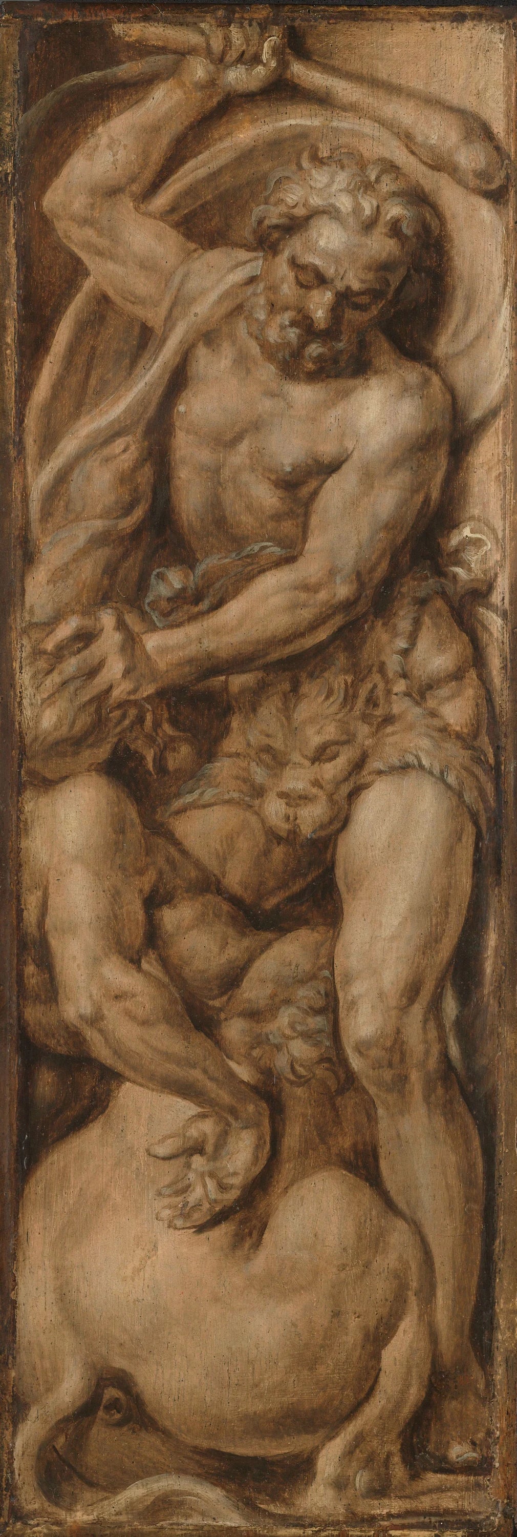 Hercule détruit le centaure Nessus - Maarten van Heemskerck