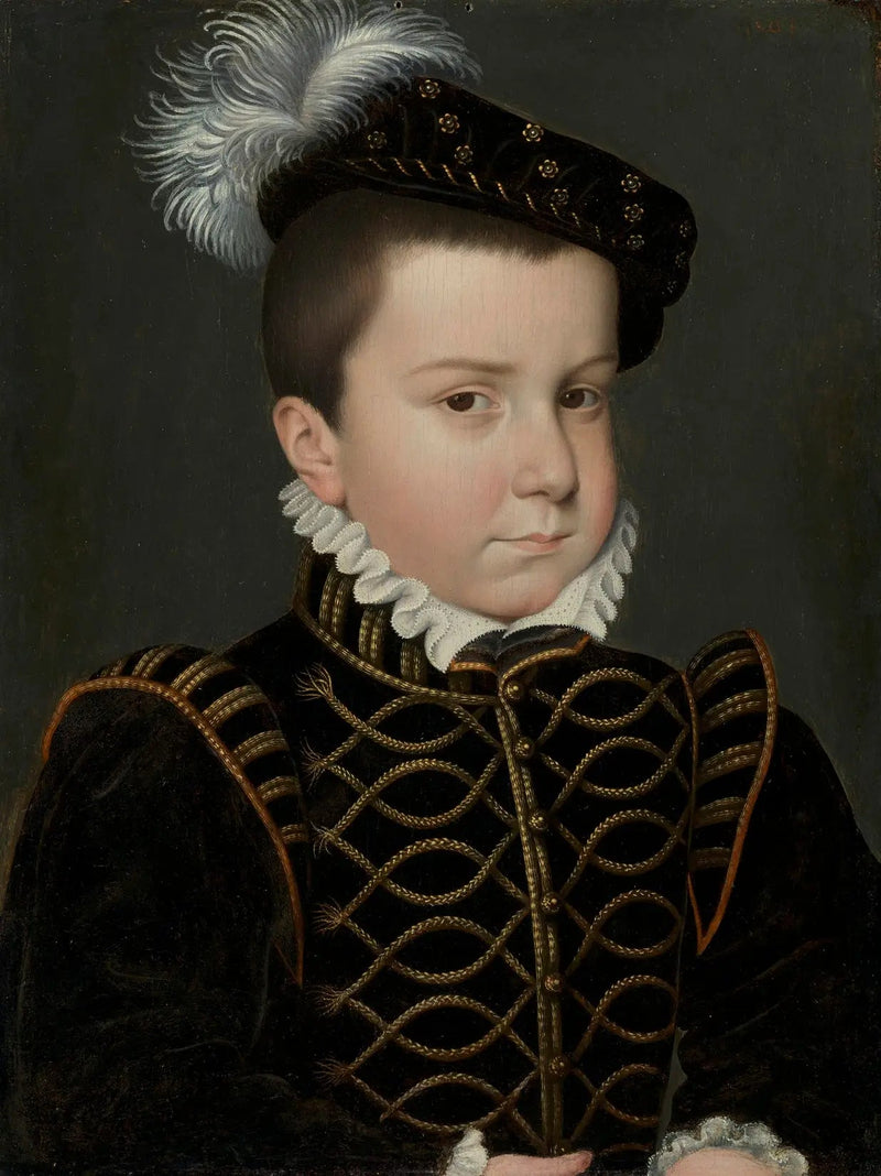 エルキュール＝フランソワ、アランソンとアンジュ公（1555-1584） - フランソワ・クルエ

Source:
Hercule-François, duc d'Alençon et d'Anjou (1555-1584) - François Clouet