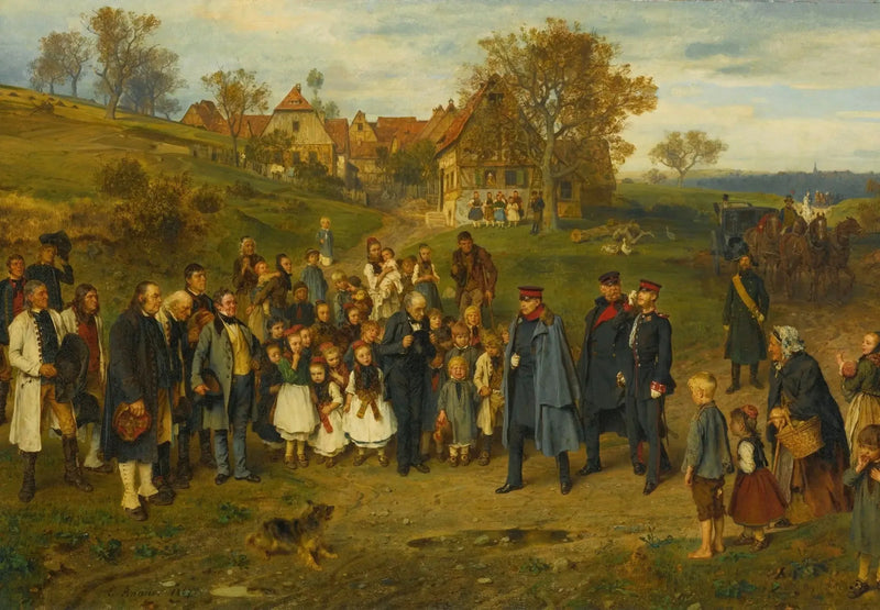 旅の高貴さ（1867年） - ルートヴィヒ・クナウス

Source:
Hoheit auf Reisen (1867) - Ludwig Knaus