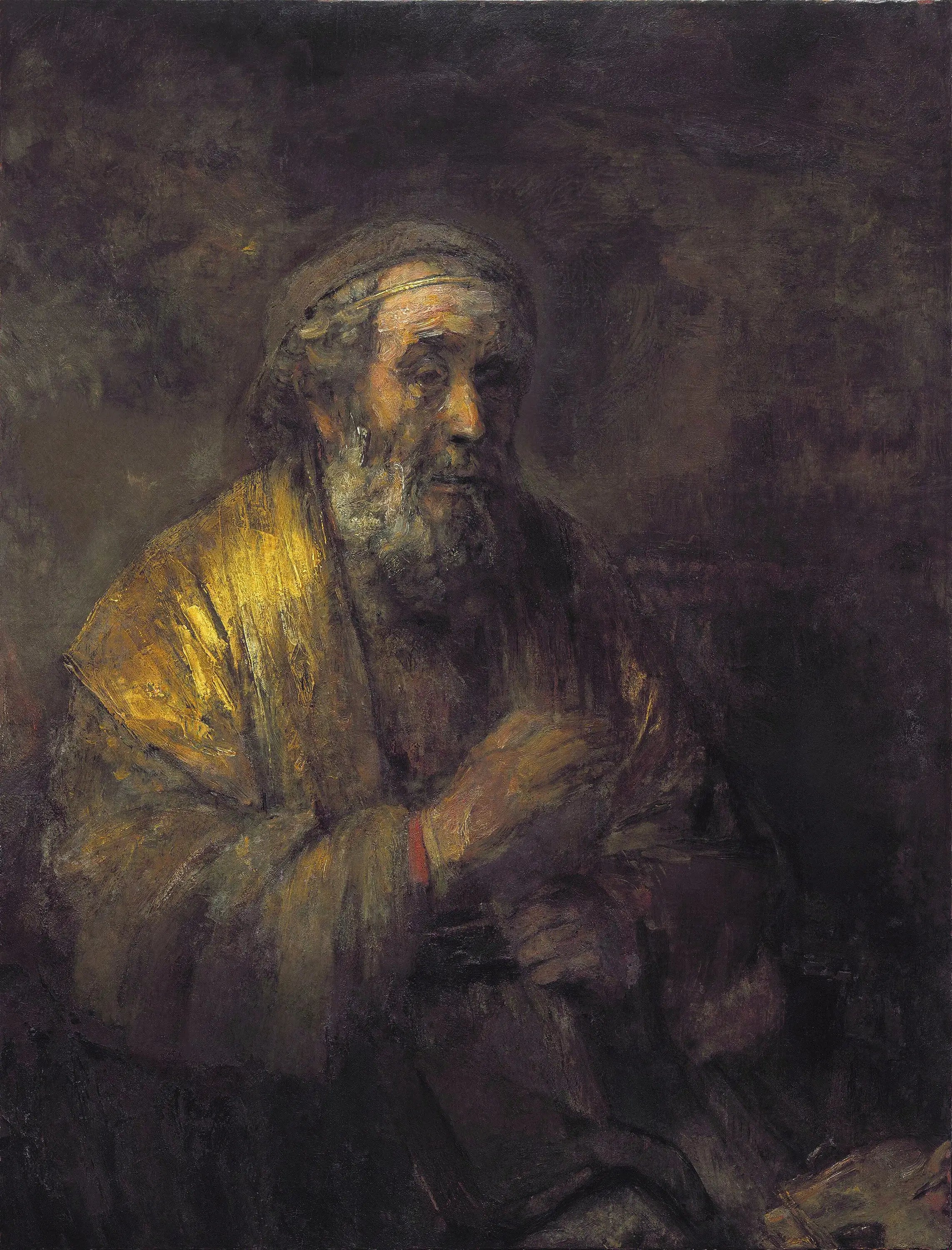 Homère - Rembrandt image 1 reproduction de peinture à l’huile