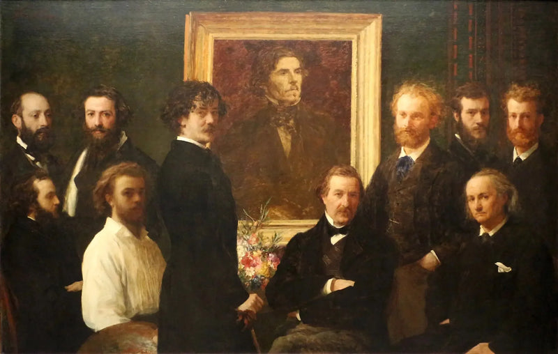 デルacroixへのオマージュ - アンリ・ファンタン＝ラトゥール

Source:
Hommage à Delacroix - Henri Fantin-Latour