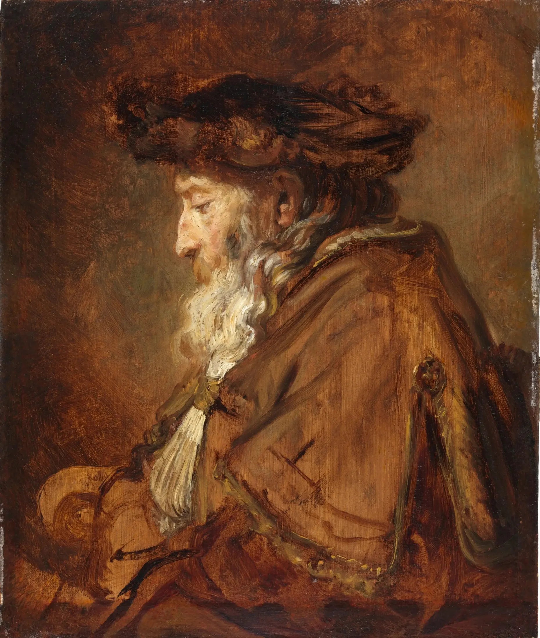 Homme âgé - Rembrandt image 1 tableau peint à l’huile sur toile
