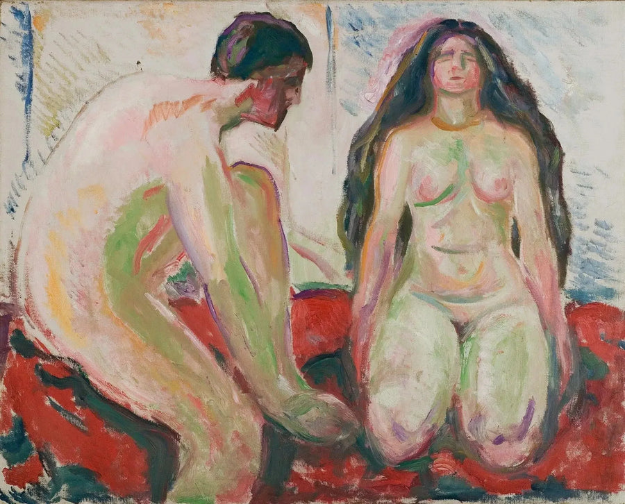 ヌードの男と女 - エドヴァルド・ムンク
