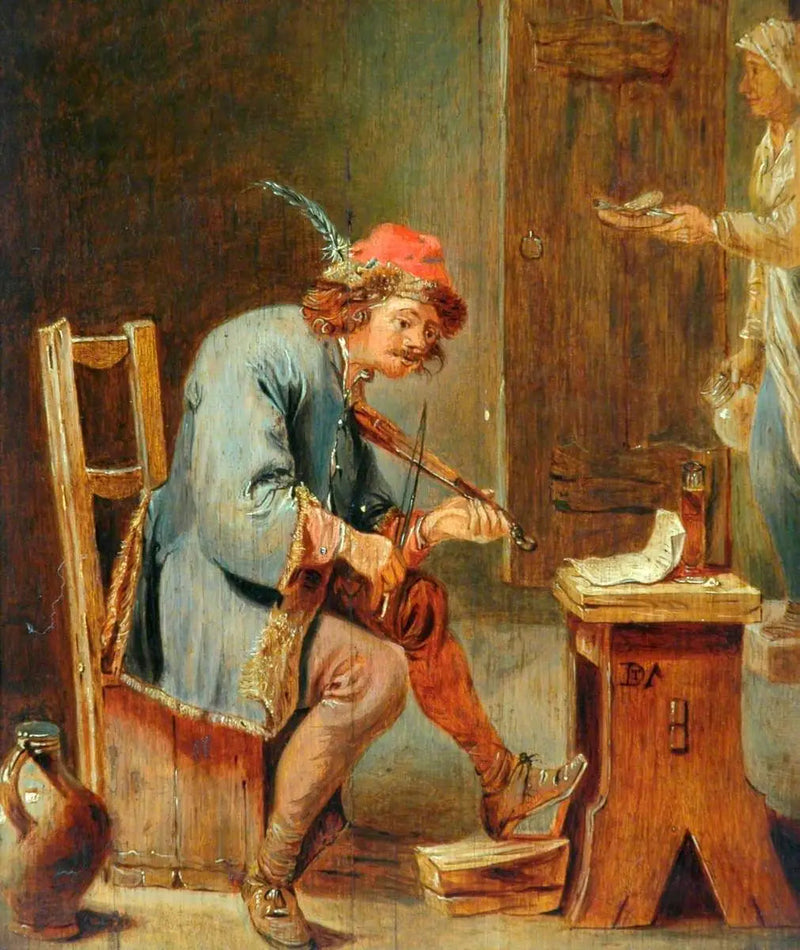 ヴァイオリンを弾く男性 - デイヴィッド・テニエール・ジュニア

Source:
Homme jouant du violon - David Teniers le Jeune