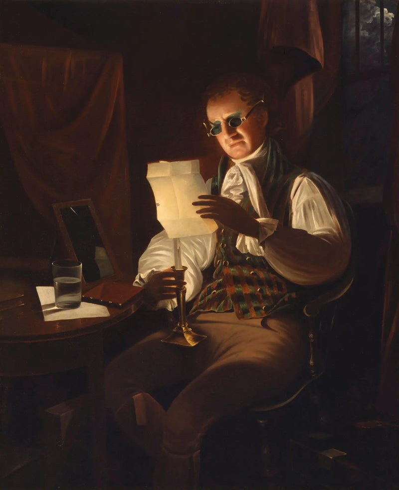 ろうそくの光で読書する男性 - レンブラント・ピール

Source:
Homme lisant à la lueur des bougies - Rembrandt Peale