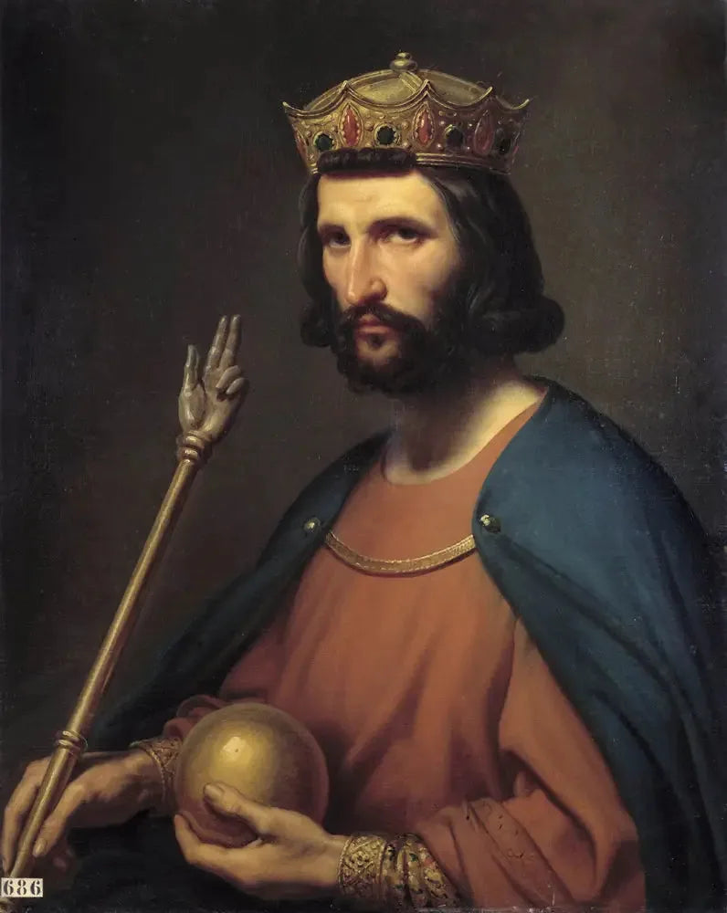 フランス王ヒューゴー・キャペ、（942-996） - シャルル・ド・ステューベン

Source:
Hugues Capet, roi de France (942-996) - Charles de Steuben