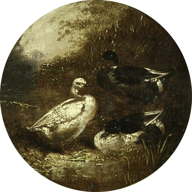 円形の農場の八つのシーン：アヒル - ジョン・フレデリック・ヘリング Sr.

Source:
Huit scènes de ferme circulaires : Canards - John Frederick Herring, Sr.