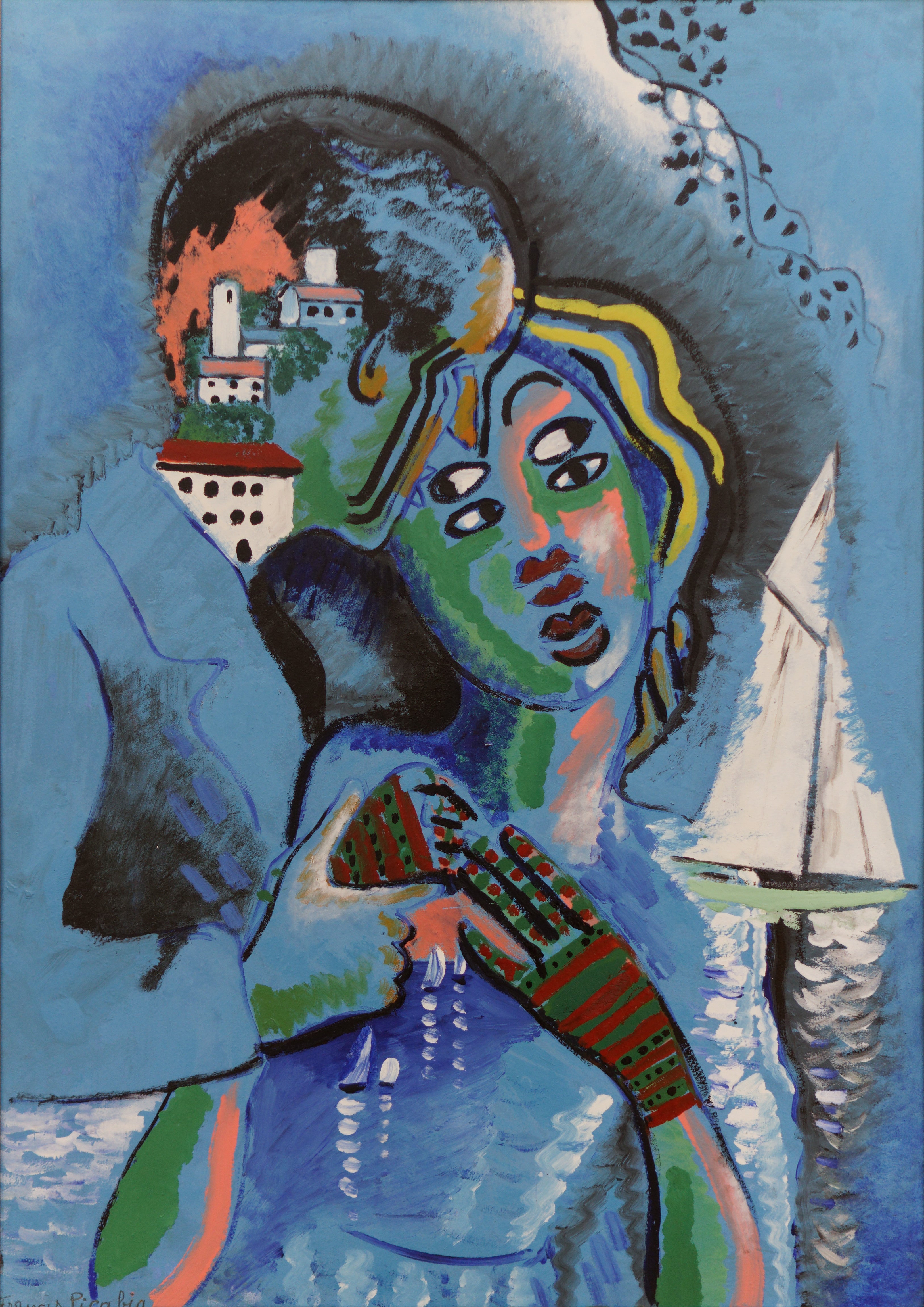 Idylle - Francis Picabia image 1 copie peinte à la main à l’huile