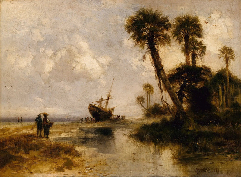フォートジョージ島、フロリダ - トーマス・モラン

Source:
Île de Fort George, Floride - Thomas Moran