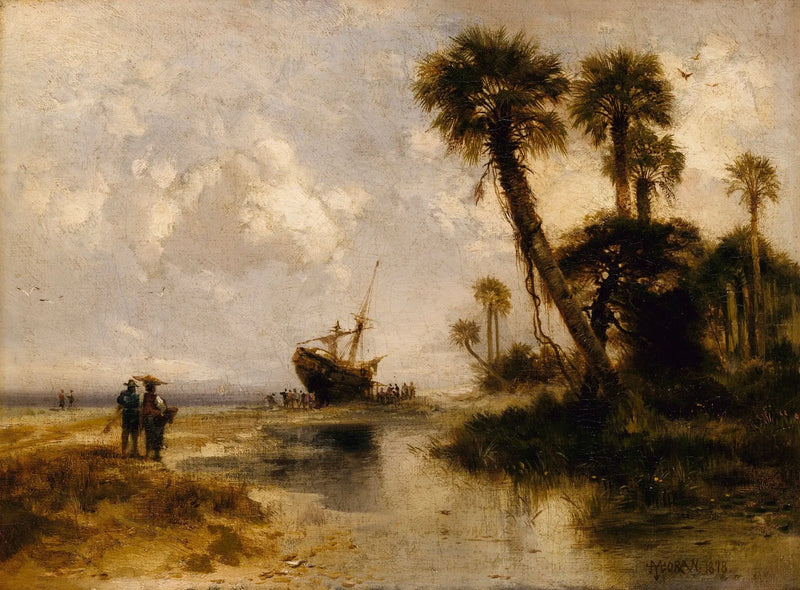 フォートジョージ島、フロリダ - トーマス・モラン

Source:
Île de Fort George, Floride - Thomas Moran