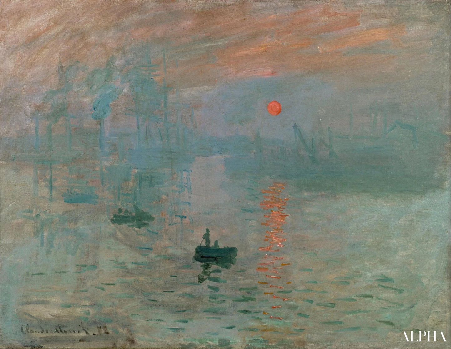 Impression, soleil levant - Claude Monet - Reproductions de tableaux et peintures haut de gamme
