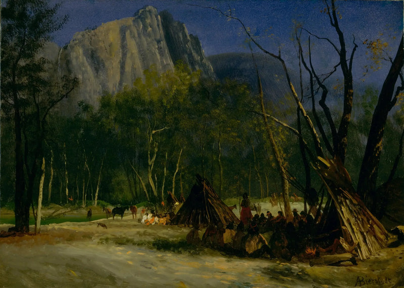 インディアン・オー・コンサイユ、カリフォルニア - アルバート・ビアスタット

Source:
Indiens au Conseil, Californie - Albert Bierstadt