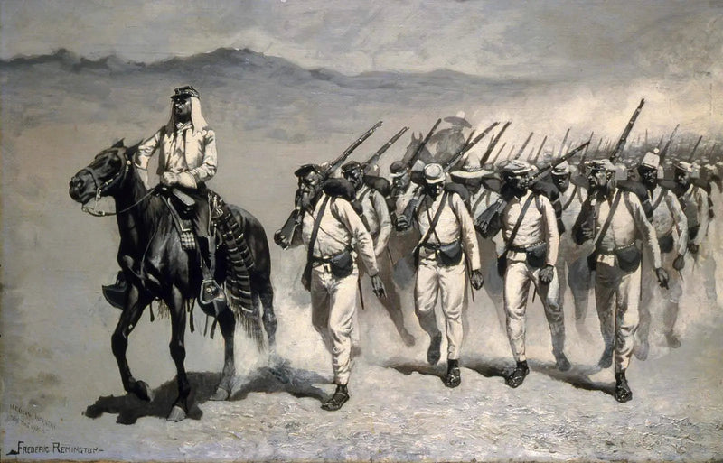 メキシコ歩兵隊「行進中」 - フレデリック・レミントン

Source:
Infanterie mexicaine « En marche » - Frederic Remington