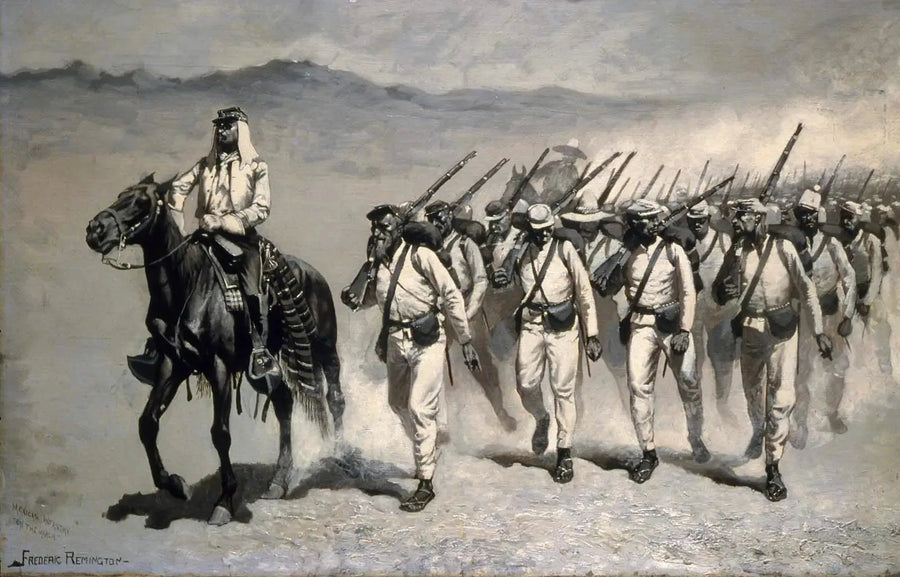メキシコ歩兵隊「行進中」 - フレデリック・レミントン

Source:
Infanterie mexicaine « En marche » - Frederic Remington