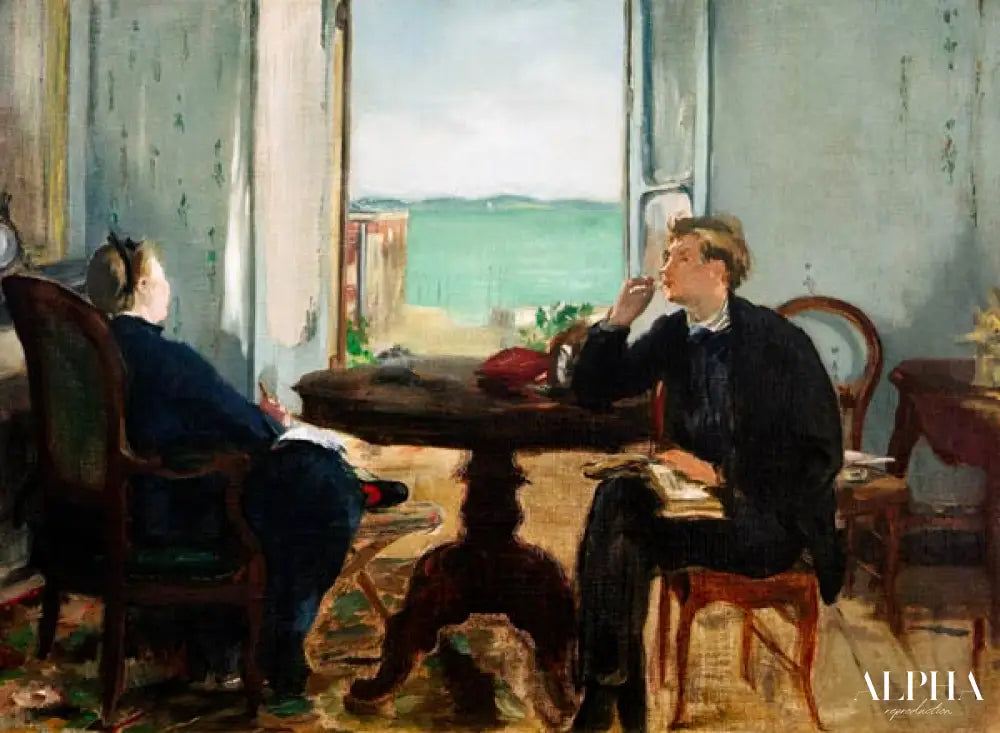 Intérieur à Arcachon - Edouard Manet - Reproductions de tableaux et peintures haut de gamme