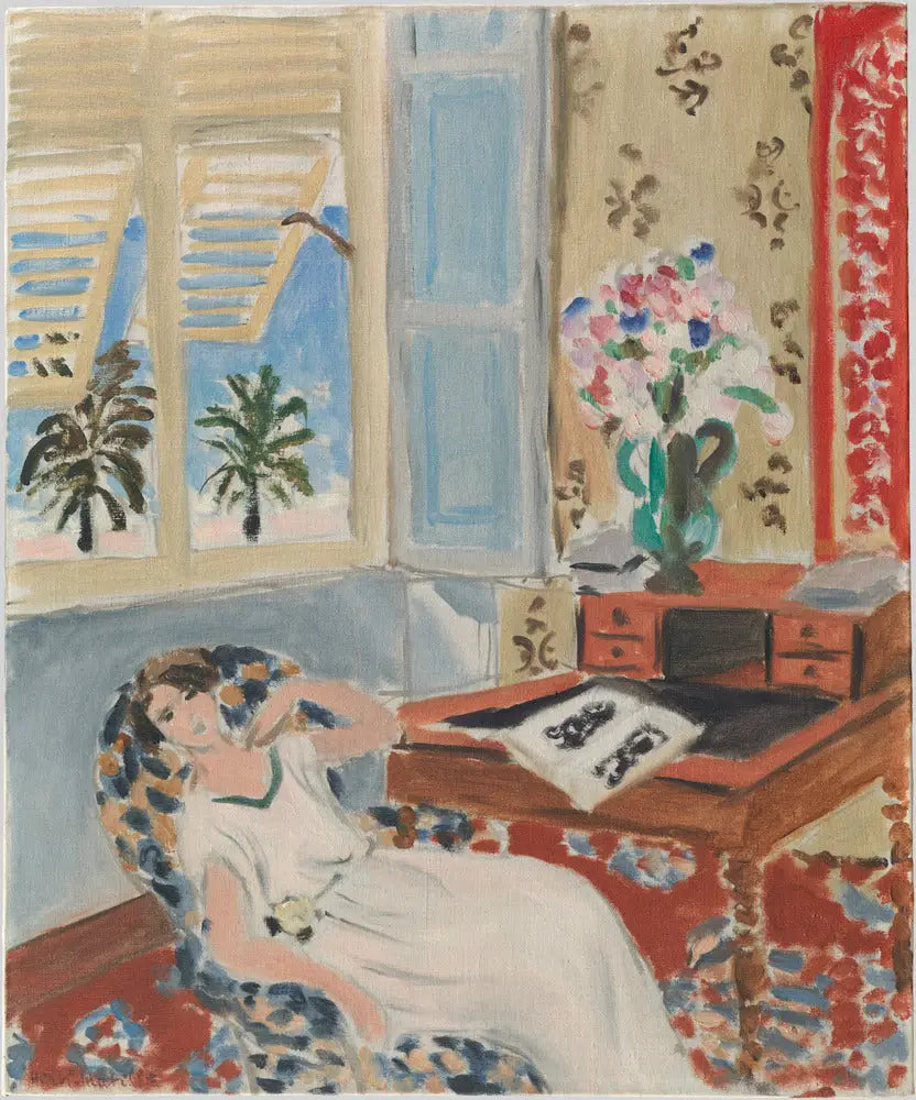 Intérieur à Nice, la sieste - Henri Matisse image 1 copie de tableau peinte à la main