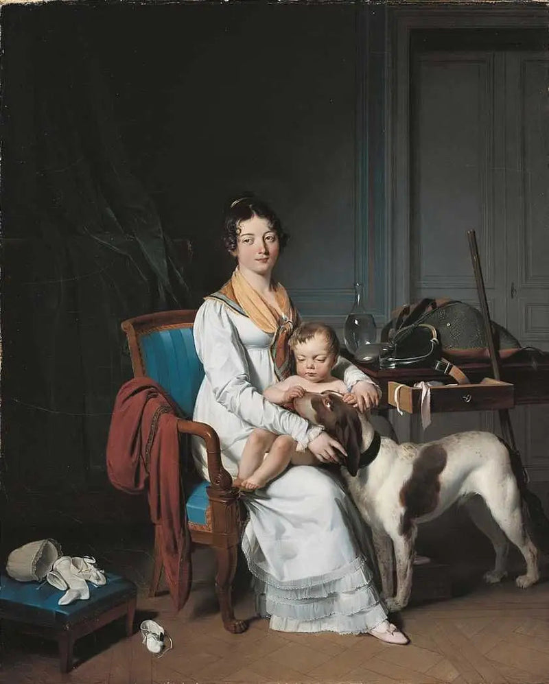 母親と子供の室内風景 - ルイ＝レオポルド・ボイリー

Source:
Intérieur avec mère et enfant - Louis-Léopold Boilly