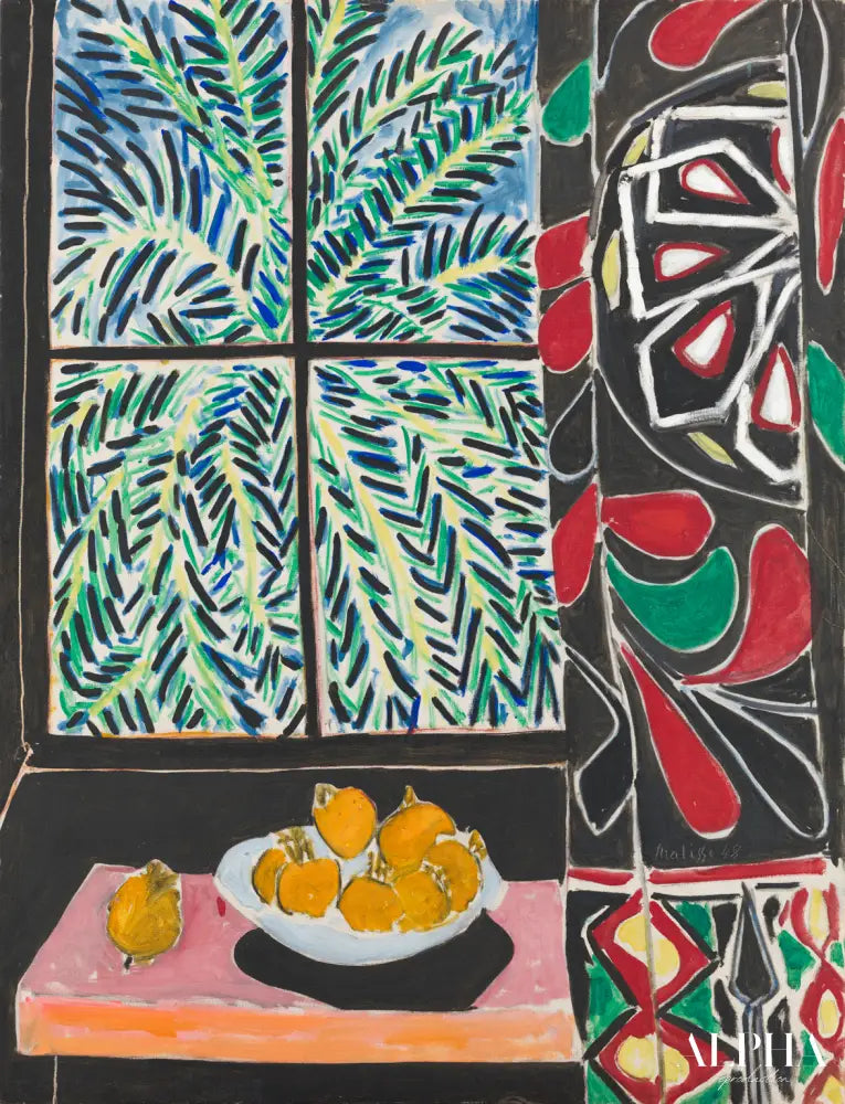 Intérieur avec rideau égyptien - Matisse - Reproductions de tableaux et peintures haut de gamme