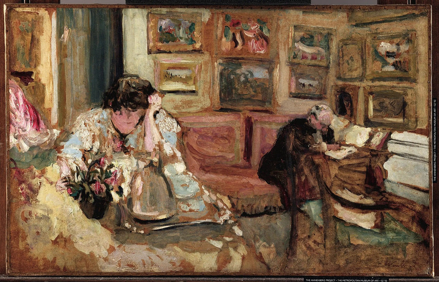 ヘッセル夫人の室内 - エドゥアール・ヴィヤール