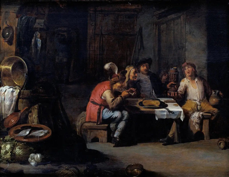 ビアホールの内部 - デイヴィッド・テニエール・ル・ジュヌ

Source:
Intérieur d'une brasserie - David Teniers le Jeune