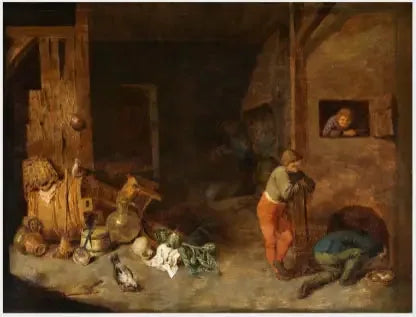 農場の内部 - デイヴィッド・テニエール・ル・ジュヌ

Source:
Intérieur d'une ferme - David Teniers le Jeune