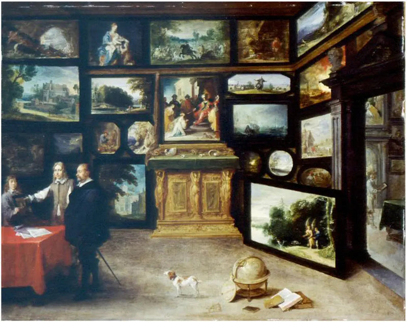 絵画ギャラリーの内部 - デイヴィッド・テニエール・ル・ジュヌ

Source:
Intérieur d'une galerie de tableaux - David Teniers le Jeune