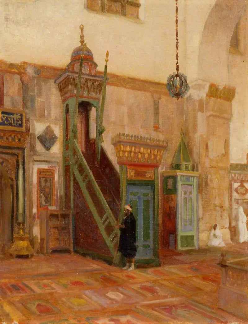 ダマスカス大モスクのミンバーまたはモスクの内部 - フレデリック・レイトン

Source:
Intérieur d'une mosquée ou le Mimbar de la Grande Mosquée de Damas - Frederic Leighton