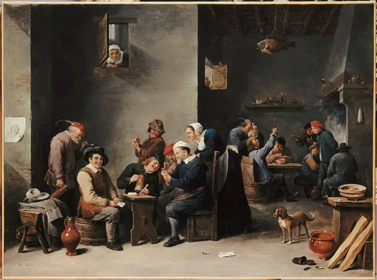 キャバレーの内部。カードゲーム - ダビッド・テニエール・ル・ジュヌ

Source:
Intérieur de cabaret. La Partie de cartes - David Teniers le Jeune