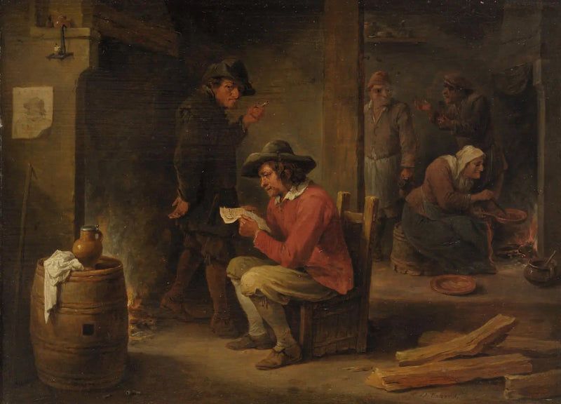 新聞読者付きの農場の内部 - デイヴィッド・テニエール・ル・ジュヌ

Source:
Intérieur de ferme avec lecteur de journaux - David Teniers le Jeune