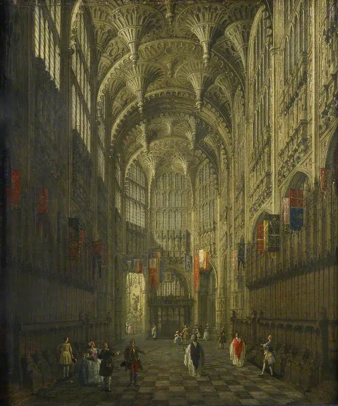 ウェストミンスター寺院、ヘンリー7世礼拝堂の内部 - カナレット

Source:
Intérieur de la chapelle Henri VII, abbaye de Westminster - Canaletto