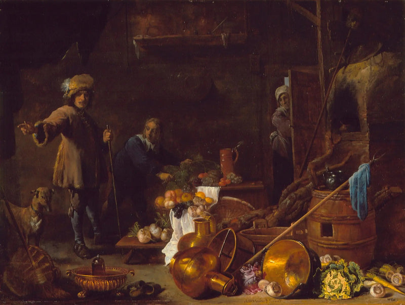キッチンの内部 - デイヴィッド・テニエール・ル・ジュヌ

Source:
Intérieur de la cuisine - David Teniers le Jeune