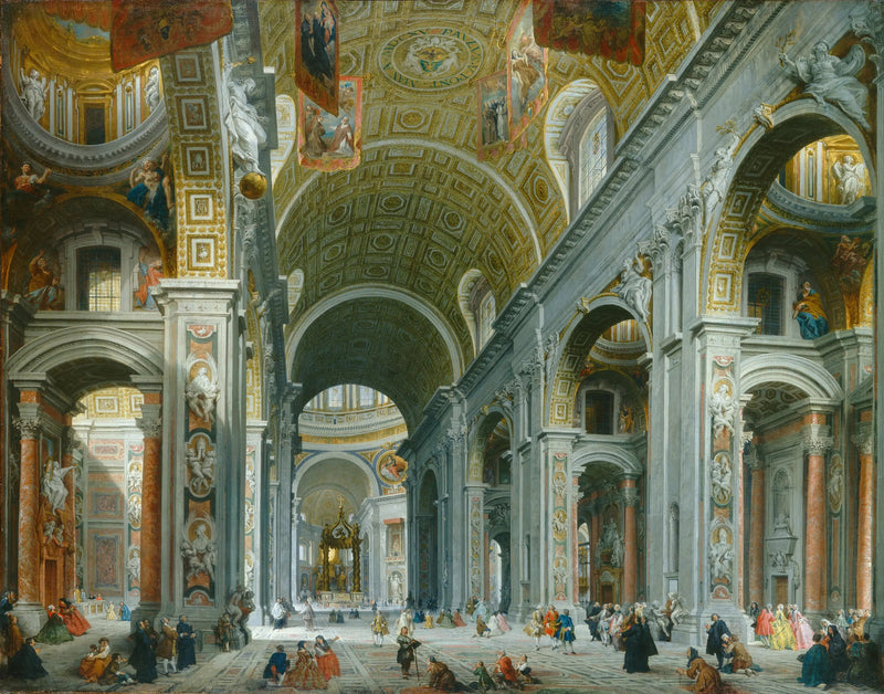 サンピエールの内部、ローマ - ジョヴァンニ・パオロ・パニーニ

Source:
Intérieur de Saint-Pierre, Rome - Giovanni Paolo Panini