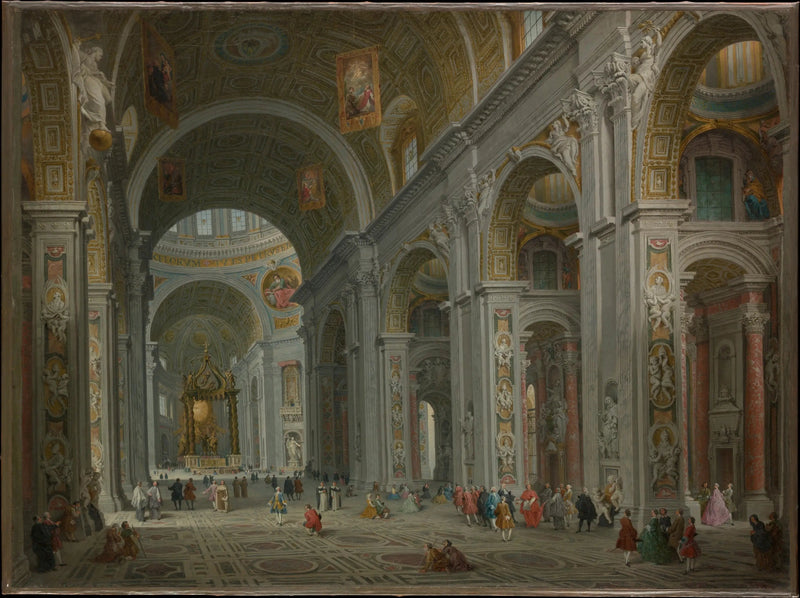 サンピエールの内部、ローマ - ジョヴァンニ・パオロ・パニーニ

Source:
Intérieur de Saint-Pierre, Rome - Giovanni Paolo Panini