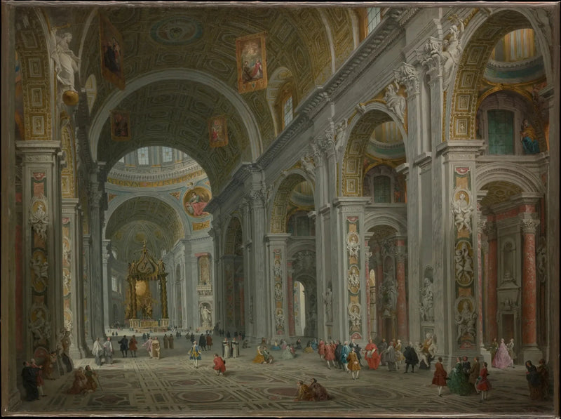 サンピエールの内部、ローマ - ジョヴァンニ・パオロ・パニーニ

Source:
Intérieur de Saint-Pierre, Rome - Giovanni Paolo Panini