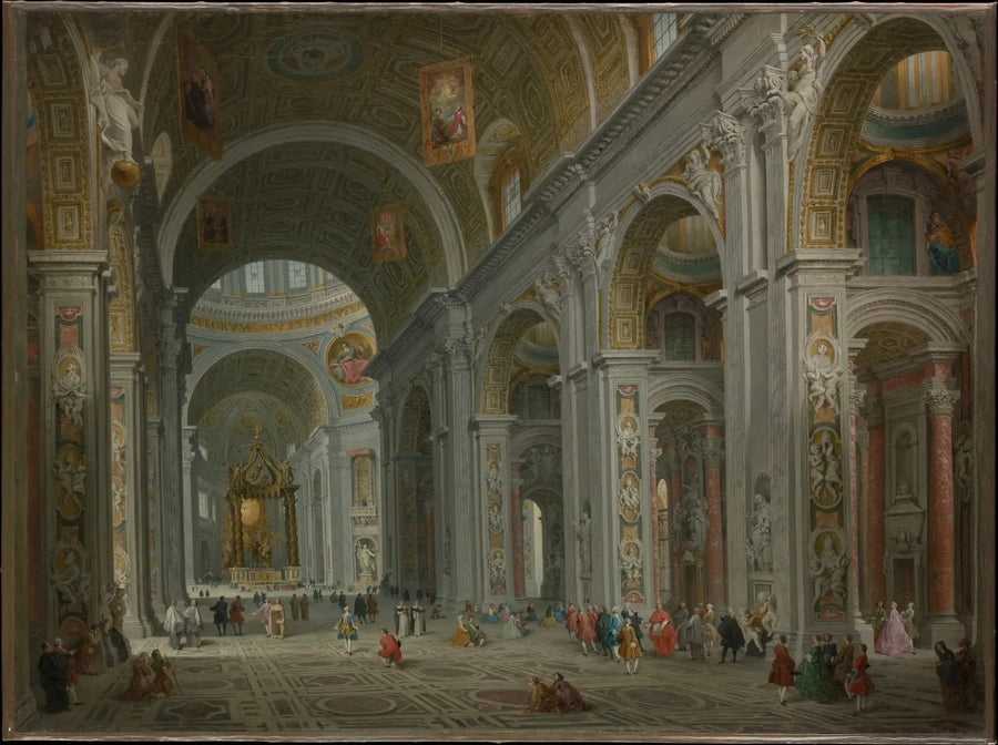 サンピエールの内部、ローマ - ジョヴァンニ・パオロ・パニーニ

Source:
Intérieur de Saint-Pierre, Rome - Giovanni Paolo Panini