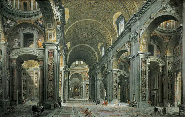 サンピエールの内部、ローマ - ジョヴァンニ・パオロ・パニーニ

Source:
Intérieur de Saint-Pierre, Rome - Giovanni Paolo Panini