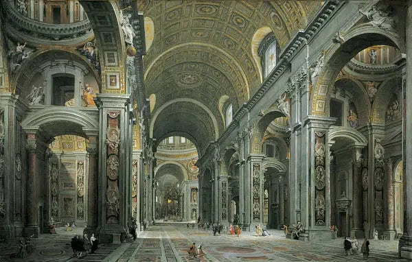 サンピエールの内部、ローマ - ジョヴァンニ・パオロ・パニーニ

Source:
Intérieur de Saint-Pierre, Rome - Giovanni Paolo Panini