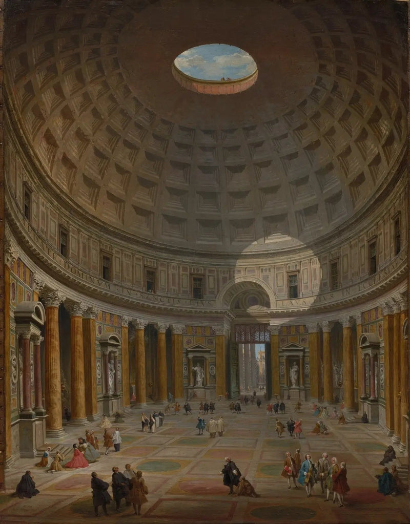 ローマのパンテオン内部 - ジョバンニ・パオロ・パニーニ

Source:
Intérieur du Panthéon, Rome - Giovanni Paolo Panini
