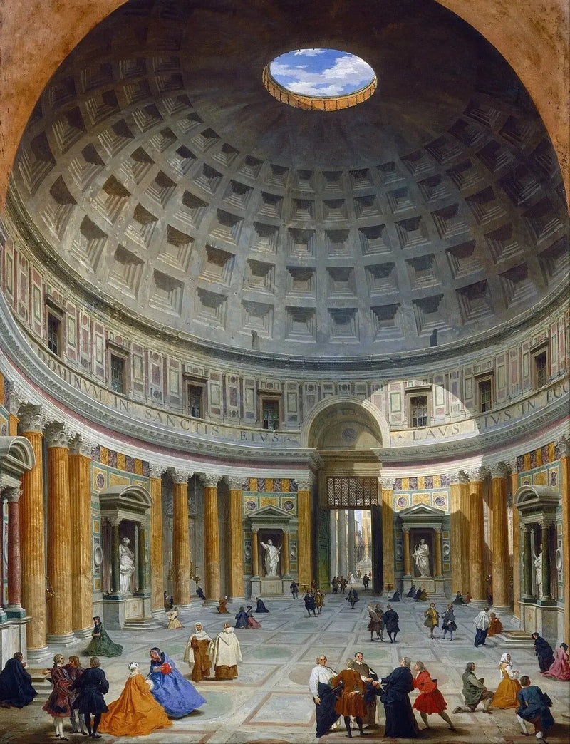 ローマのパンテオン内部 - ジョバンニ・パオロ・パニーニ

Source:
Intérieur du Panthéon, Rome - Giovanni Paolo Panini