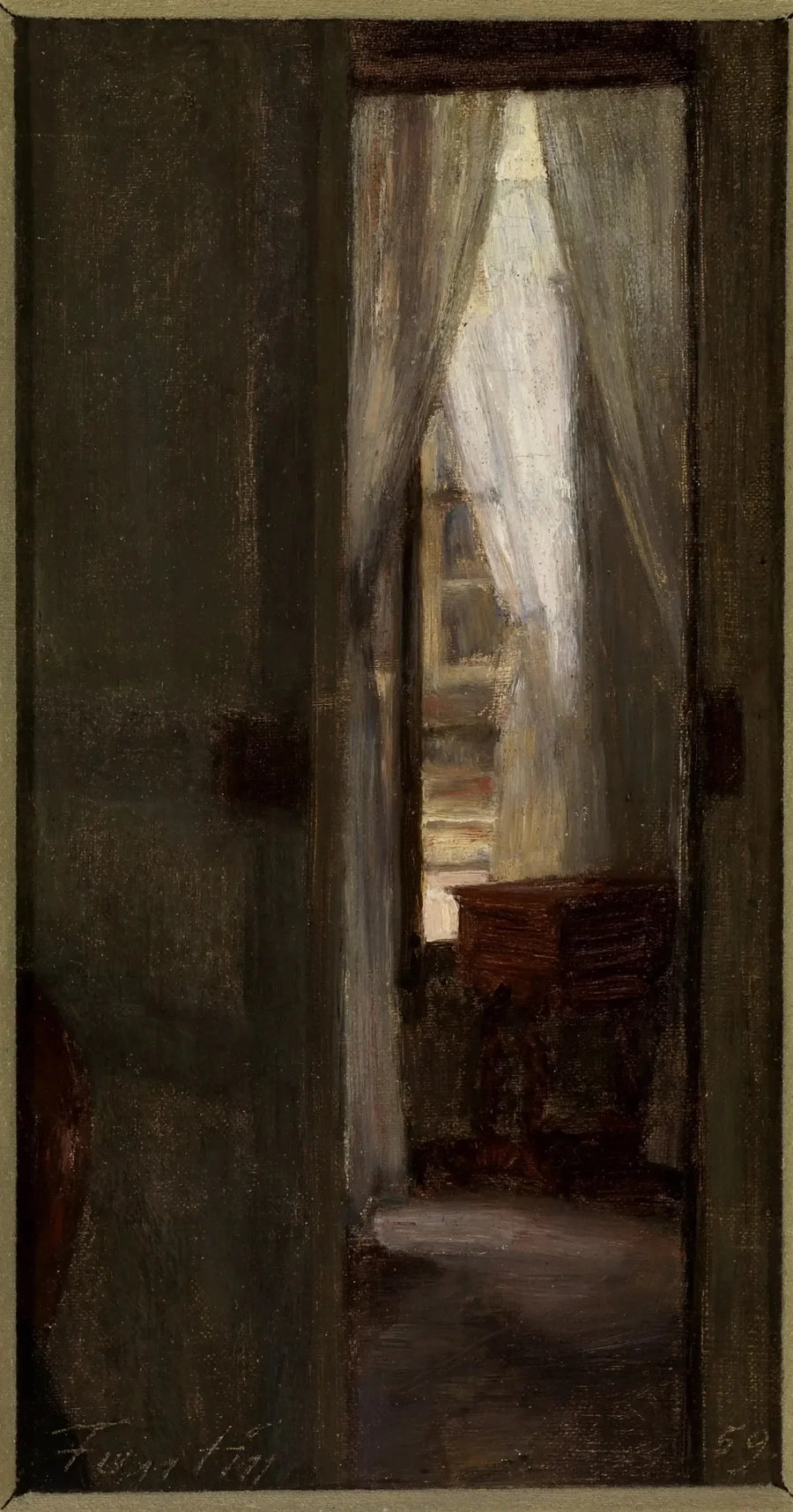 インテリア、ボーヌ通り - アンリ・ファンタン＝ラトゥール

Source:
Intérieur, rue de Beaune - Henri Fantin-Latour