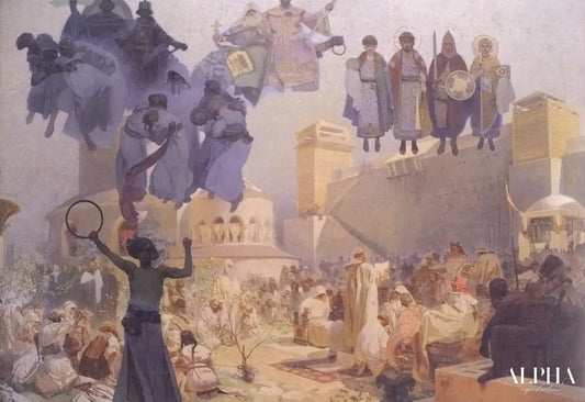 Introduction à la Liturgie slave - Mucha - Reproductions de tableaux et peintures haut de gamme