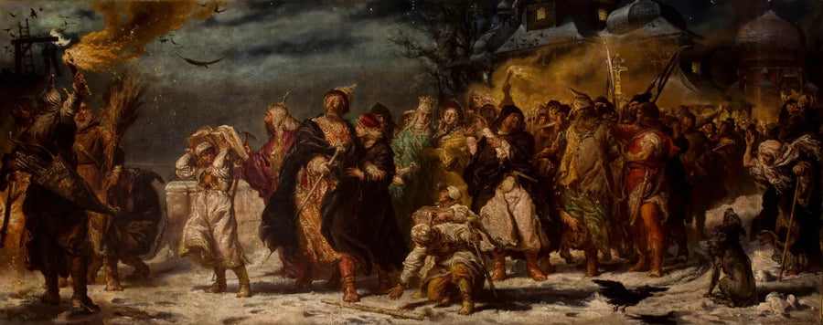 イワン雷帝 - ヤン・マテイコ

Source:
Ivan le Terrible - Jan Matejko