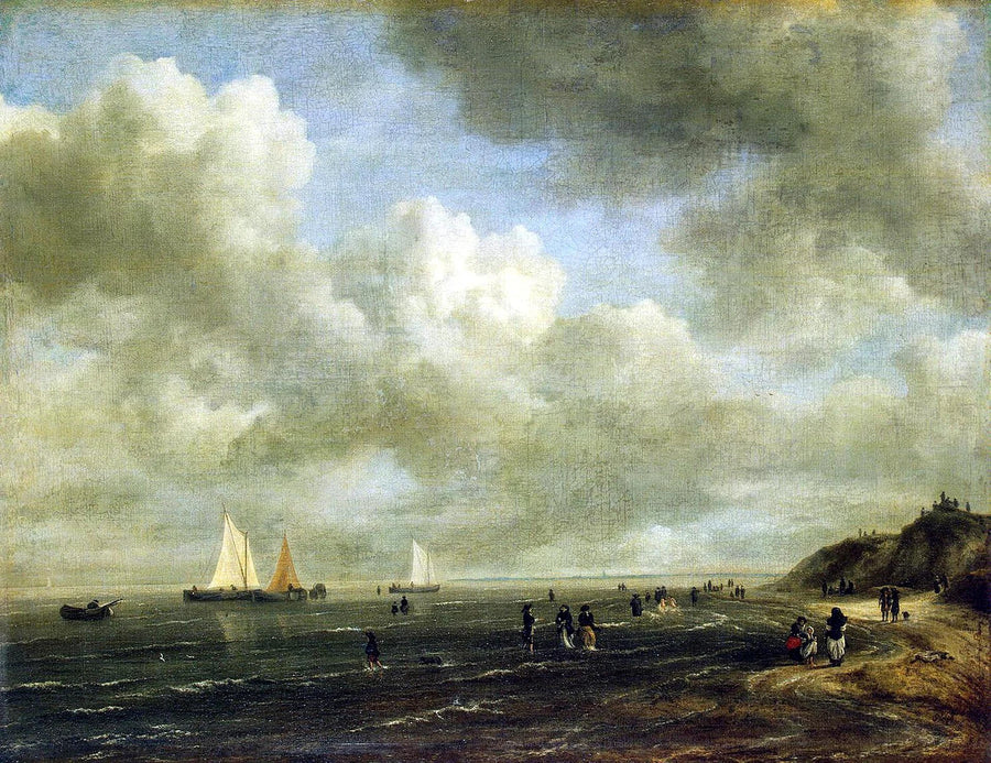 Bord de mer, peinture de Jacob van Ruisdael