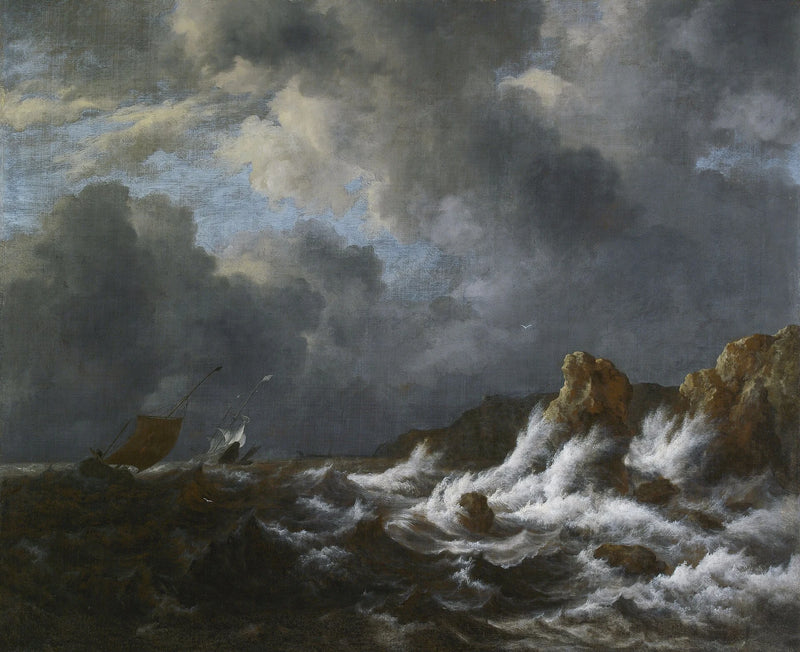 Vue de la côte de Norvège - Jacob van Ruisdael